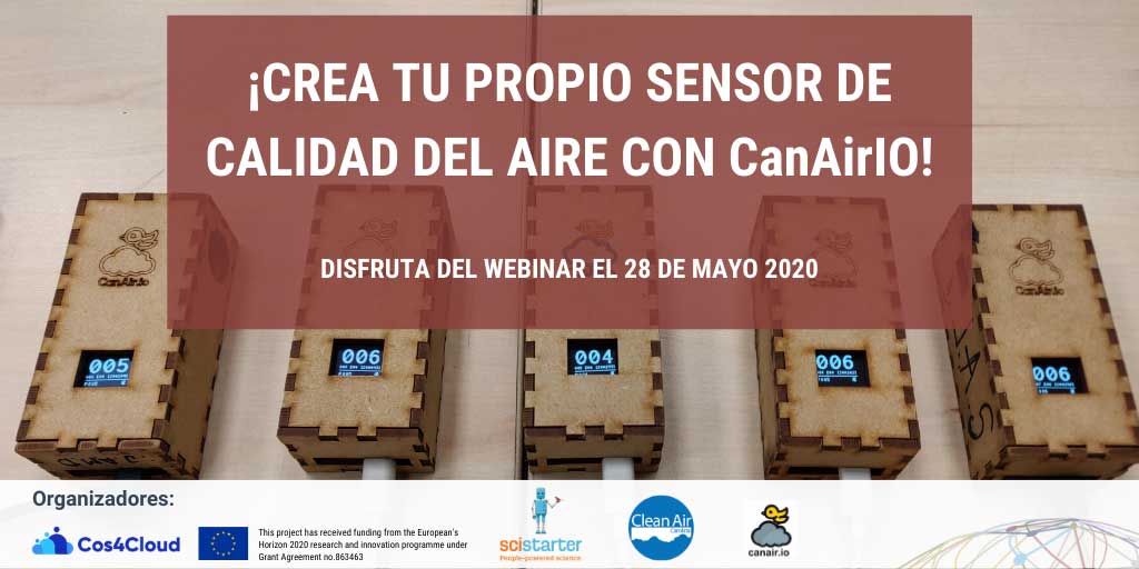 Webinar: Crea tu propio sensor de calidad del aire con CanAirIO