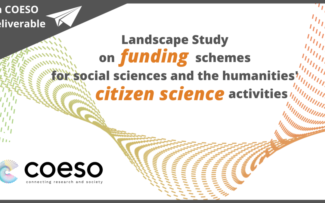 Estudio de los modelos de financiación de ciencia ciudadana para Ciencias Sociales y Humanidades